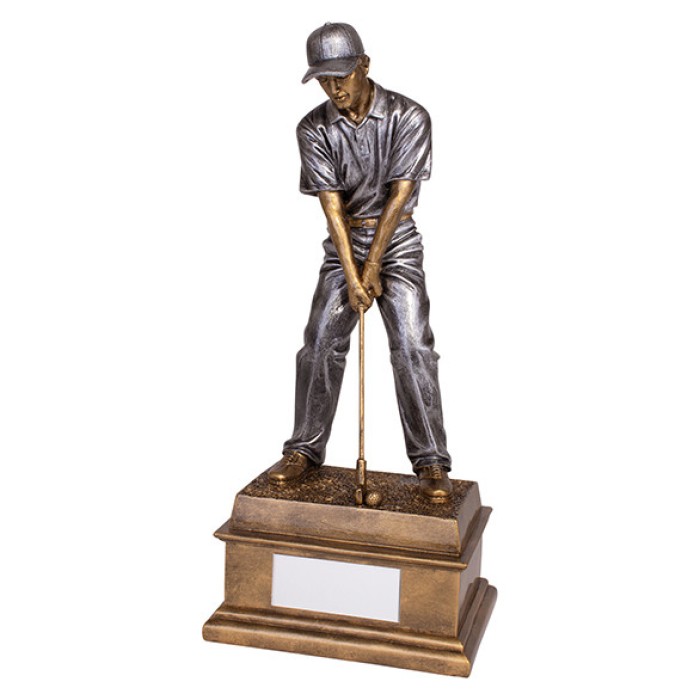 WENTWORTH MALE GOLF FIGURE AWARD - 2 SIZES - 28.5CM & 32CM